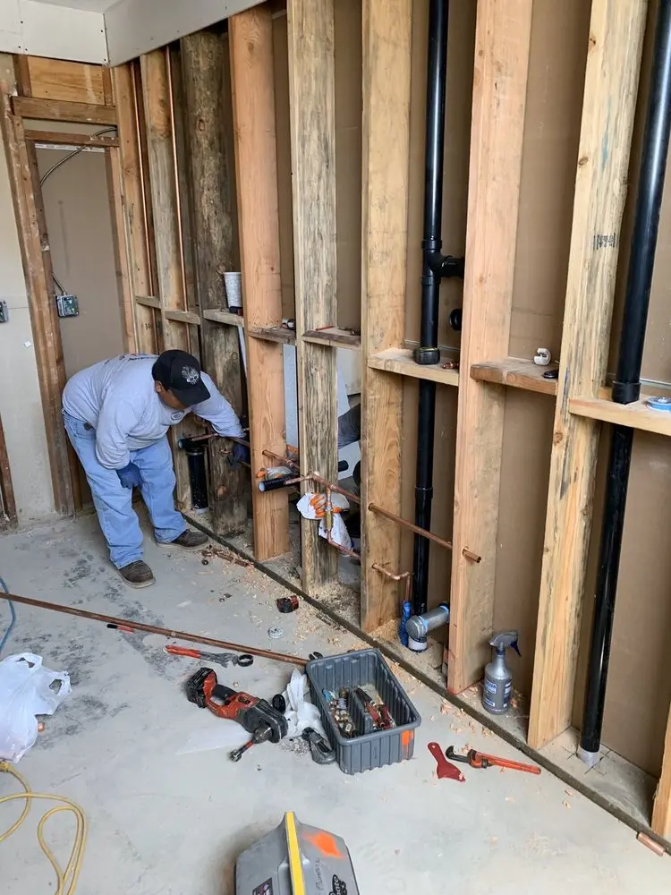 Commercial rough-in plumbing for Water Heater Replacement in Downtown Stamford